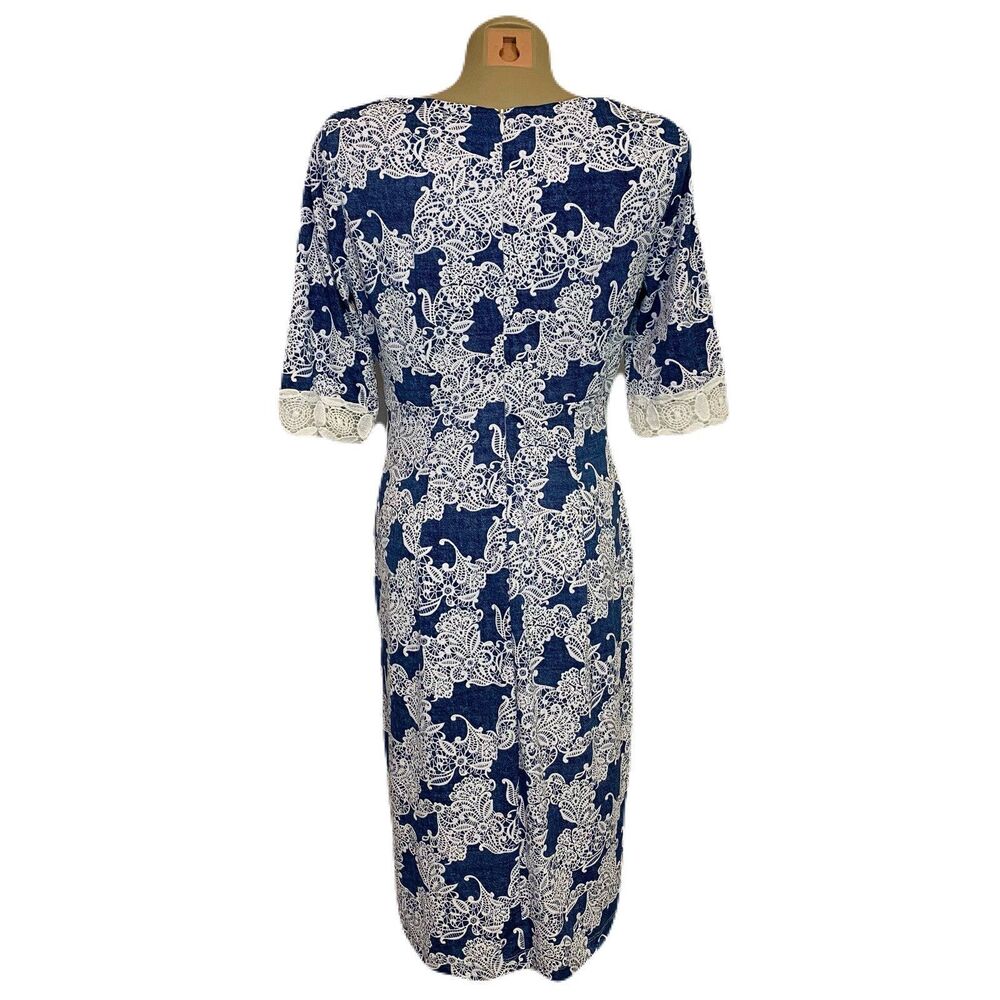 Rabbit Rabbit Rabbit Designs [8] Blue Lacey Dress (2086) - Picture 2 of 4